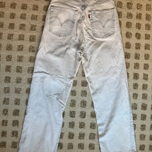 High-rise Levi’s Ribcage Jeans 100% Cotton - Picture 2 of 2